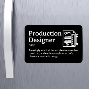 Definition des Produktions-Designers - Film 4" x 6 Magnet
