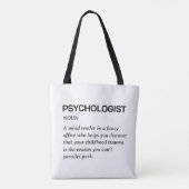 Definition des Psychologen Tasche (Rückseite)