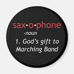 Definition des Saxophons Magnet