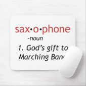 Definition des Saxophons Mousepad (Mit Mouse)