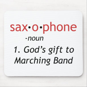 Definition des Saxophons Mousepad