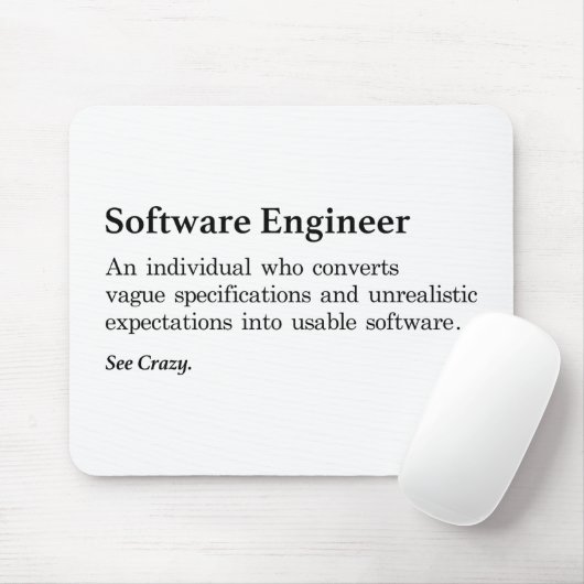 Definition des Softwareentwicklers Mousepad (Mit Mouse)