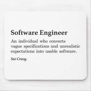 Definition des Softwareentwicklers Mousepad