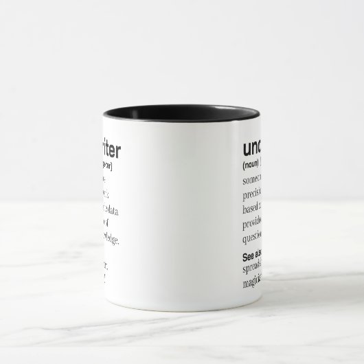 Definition des Underwriters Tasse (Zentrum)