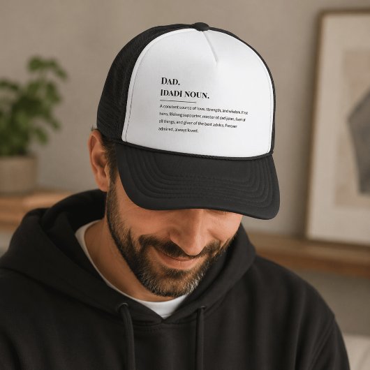 Definition des Vaters - Klassischer Vatertag 🧢 💙 Truckerkappe