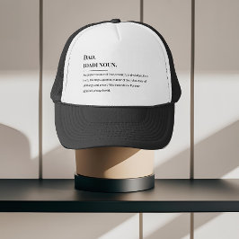 Definition des Vaters - Klassischer Vatertag 🧢 💙 Truckerkappe