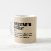 Definition des Verwaltungsassistenten Kaffeetasse (Vorderseite Links)