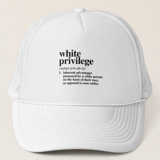 Definition des Weißbuchs Truckerkappe (Vorderseite)