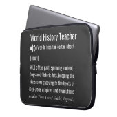 Definition des Weltgeschichtstrainers Laptopschutzhülle (Vorderseite Links)