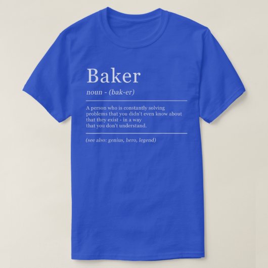 Definition des Wörterbuchers T-Shirt (Design vorne)