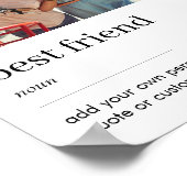 Definition des Wörterbuchs "Bestes Foto" Poster (Ecke)