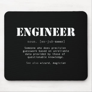 Definition des Wörterbuchs "Funny Engineer" Mousepad