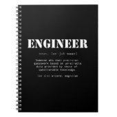 Definition des Wörterbuchs "Funny Engineer" Notizblock (Vorderseite)