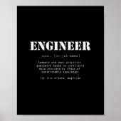 Definition des Wörterbuchs "Funny Engineer" Poster (Vorne)