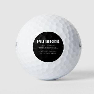 Definition des Wörterbuchs "Funny Plumber" Golfball