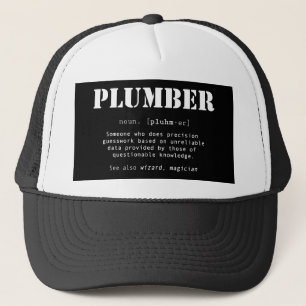 Definition des Wörterbuchs "Funny Plumber" Truckerkappe