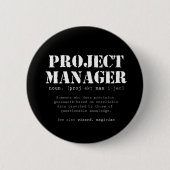 Definition des Wörterbuchs "Funny Project Manager" Button (Vorderseite)