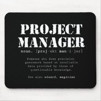 Definition des Wörterbuchs "Funny Project Manager" Mousepad