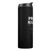 Definition des Wörterbuchs "Funny Project Manager" Thermosbecher (Nach links gedreht)