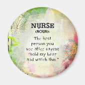 Definition einer Krankenschwester Magnet (Vorne)