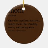 Definition einer Mama Keramik Ornament (Hinten)