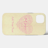 Definition einer Mutterherz-Kontur durch STaylor Case-Mate iPhone Hülle (Rückseite (Horizontal))