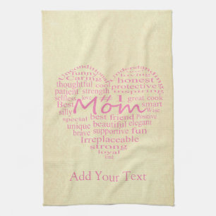 Definition einer Mutterherz-Kontur durch STaylor Handtuch