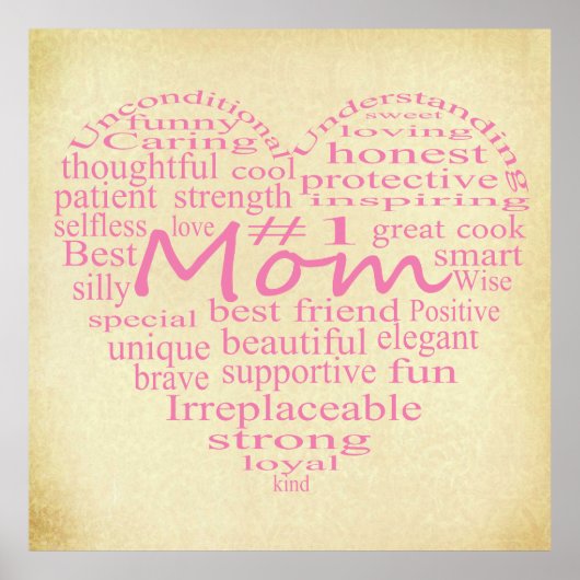 Definition einer Mutterherz-Kontur durch STaylor Poster (Vorne)