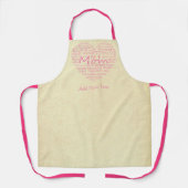 Definition einer Mutterherz-Kontur durch STaylor Schürze (Vorderseite)