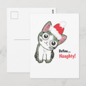 Definition einer "Naughty Postcard" Postkarte (Vorne/Hinten)