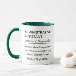 Definition einer persönlichen administrativen Assi Tasse