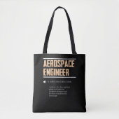 Definition einer Raumfahrtingenieur-Geschenk-Idee Tasche (Vorderseite)