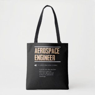 Definition einer Raumfahrtingenieur-Geschenk-Idee Tasche