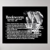 Definition eines Bookworm Poster (Vorne)