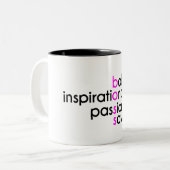 Definition eines Chefs Zweifarbige Tasse (Vorderseite Links)