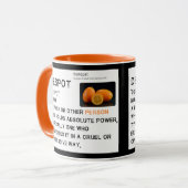 Definition eines Despots (siehe auch Kumquat) Tasse (Vorderseite Links)