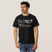 Definition eines echten Vaters T-Shirt (Vorne ganz)