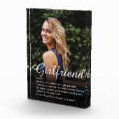 Definition eines Freundes - Elegantes Skript Fotoblock (Rechts)