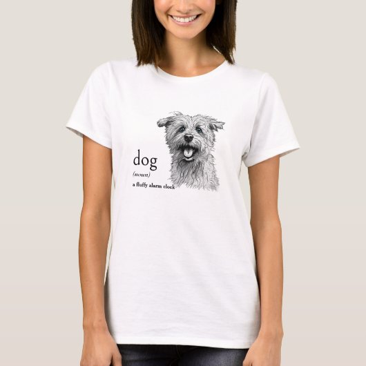 Definition eines Hundes T-Shirt (Vorderseite)