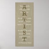 Definition eines Künstlers Poster (Vorne)