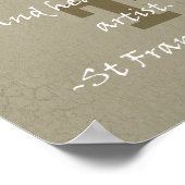 Definition eines Künstlers Poster (Ecke)