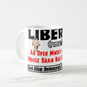 Definition eines Liberalen Kaffeetasse (Vorderseite Links)