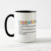 Definition eines Paramedic-Zusatzmonogramms Tasse (Links)