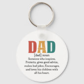 Definition eines Vaters Schlüsselanhänger (Vorderseite)