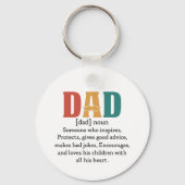 Definition eines Vaters Schlüsselanhänger (Rückseite)