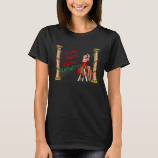 Definition eines Vintagen Button-Up-Girls T-Shirt