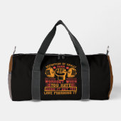 Definition eines wirklich guten Workouts – Lustige Duffle Bag (Rückseite)