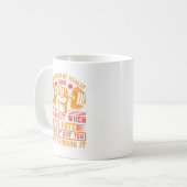 Definition eines wirklich guten Workouts – Lustige Kaffeetasse (Vorderseite Links)