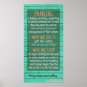 Definition ermöglichen, warum sie tun Sie, warum Poster