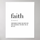 Definition Faith Poster (Vorne)